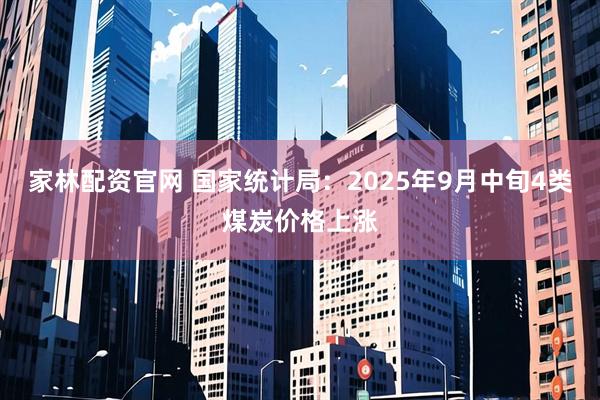 家林配资官网 国家统计局：2025年9月中旬4类煤炭价格上涨